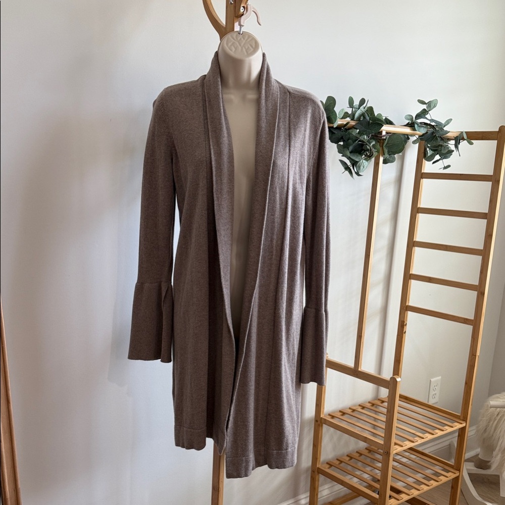 BCBGMaxAzria Brown Cardigan Sweater